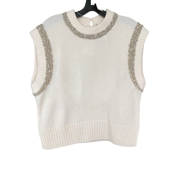 Simkhai Sweaters - S6 SIMKHAI Joanae Embellished Sweater